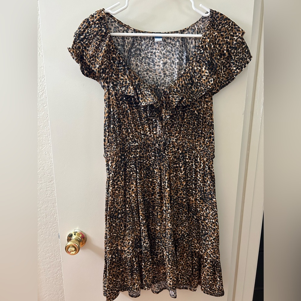 Leaopard Print Dress